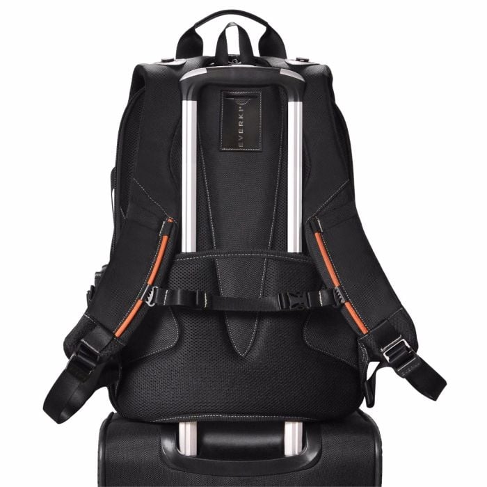 Laptop backpack with luggage pass through on sale